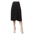 thumbnail image 1 of Falda plisada brillo sutil AMAD negro M AMAD SS22-F16, 1 of 6