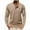 Khaki, variant on hotojiny Mens T-Shirts Casual Button Plaid Fall Tops Lightweight Performance Long Sleeve Muscle Work Shirts S-3Xl