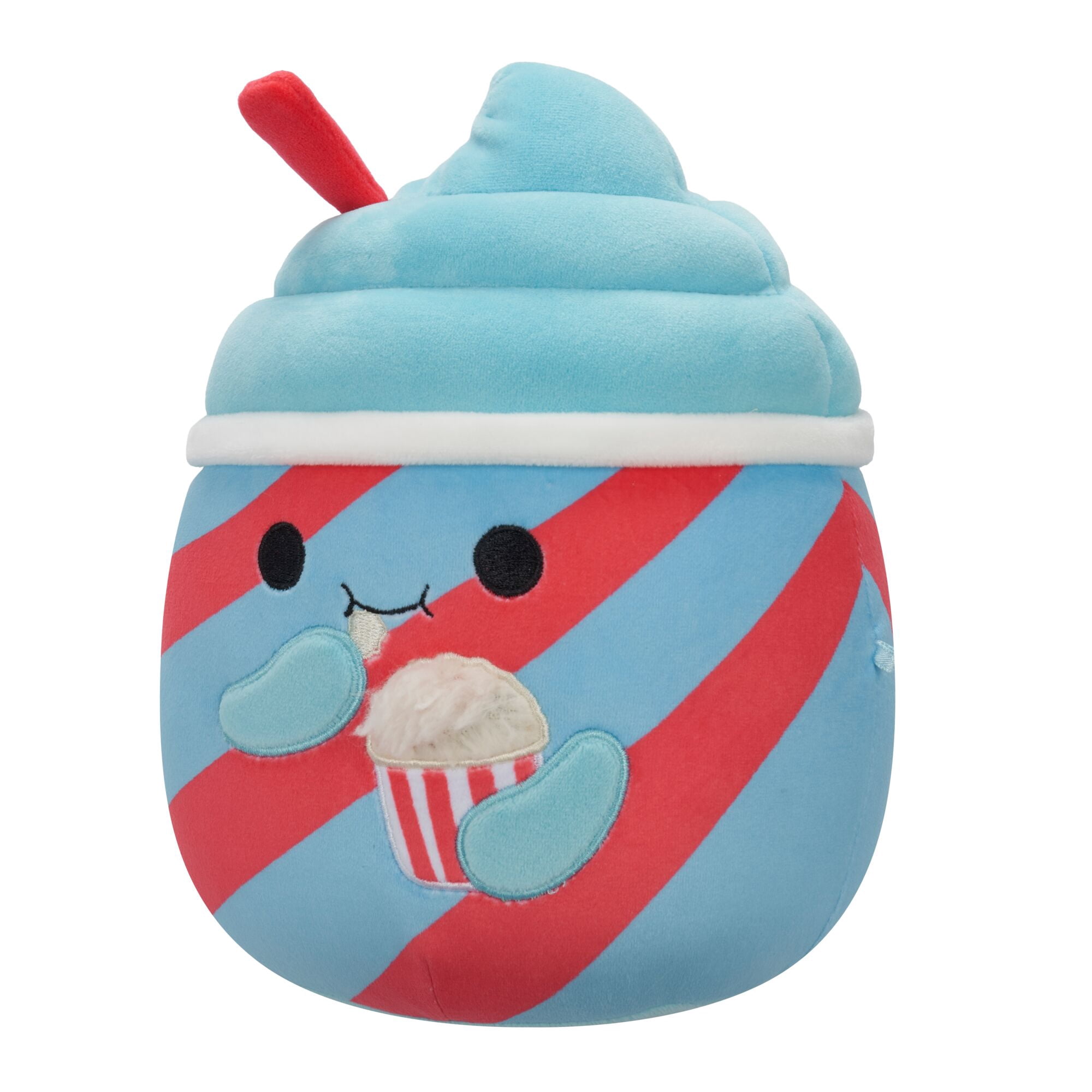 Squishmallows Official 7.5 inch Tucker the Slushie Eating Popcorn - Child's Ultra Soft Stuffed Plush Toy