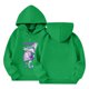 thumbnail image 1 of Moonsky Sudadera con capucha y cordón HUNTRX, estampado de grupo de chicas coreanas, jersey corto, suave y cómodo, top de manga larga para primavera y otoño. Verde 130, 1 of 5