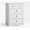 off-white, variant on IDEALSOUL Black Dresser for Bedroom, 9 Drawer Dresser with Large Storage, Retro Storage Cabinet for Bedroom, Living Room, Kitchen