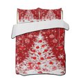 thumbnail image 2 of Red Christmas Tree Twin XL Size Down Alternative Comforter, Lightweight Comforter Quilt Bedding Set with Pillow Shams Balls Xmas Snowflake Winter All Seasons Bed Comforter Duvet Insert 68"x98", 2 of 7