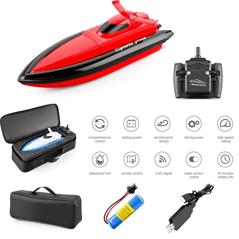 2.4G Upgraded 800 Remote Control Speedboat High Speed Remote Control