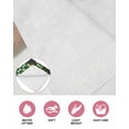 thumbnail image 6 of Happy St. Patrick's Kitchen Dish Towels for Drying Dishes Set of 2, Cute Legs Coin Green Shamrock Leaves Waffle Weave Microfiber Hand Tea Bathroom Towels Quick Dry & Absorbent Towel 15.7x23.6, 6 of 7