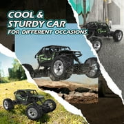 JoyStone Remote Control Truck W/Metal Shell, 60+ Mins, 2.4G, RC Cars Crawler for Boys, Monster Trucks, Toy Vehicle Car Gift for Kids Adults Girls,Green