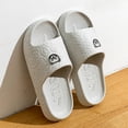 thumbnail image 3 of Zapatillas de hombre de verano con dibujos de oso, suela suave y gruesa para interiores, antideslizantes, chanclas exquisitas para baño, playa, zapatos al aire libre para parejas, 3 of 5