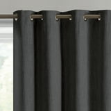 Better Homes & Gardens Woven Textured Grommet Blackout Curtain Panel ...