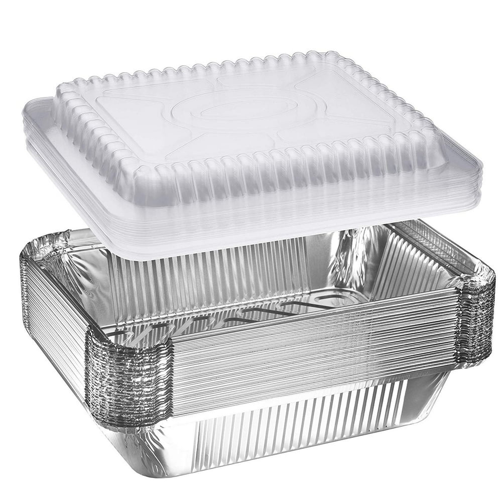 NYHI 30Pack Heavy Duty Disposable Aluminum Oblong Foil Pans with