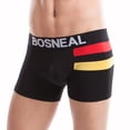 thumbnail image 7 of Maoxin Mens Underwear Boxer Briefs Seamless Sexy Solid Color Letters Comfortable Breathable Boxers Underwear Men's Boxer Briefs Black M, 7 of 7