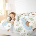 thumbnail image 3 of Erosebridal Animal Capybara Twin Comforter Sets 3-Piece For Boys Girls,Cartoon Bird Flowers Bedding Set For Kids Teens,Super Cozy Room Decor, 3 of 7