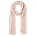thumbnail image 1 of INSPIRAR CHIC Mujeres 1950s Retro Lunares Chiffon Bufanda, Ligera Suave Transparente Larga Envoltura de Cabeza Chal Bufandas para Todas las Temporadas 63.0"x19.7" Beige, 1 of 6