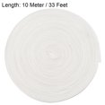 thumbnail image 2 of Uxcell 33Ft-4mm High TEMP Fiberglass Sleeve Insulation Cable Protectors White, 2 of 7