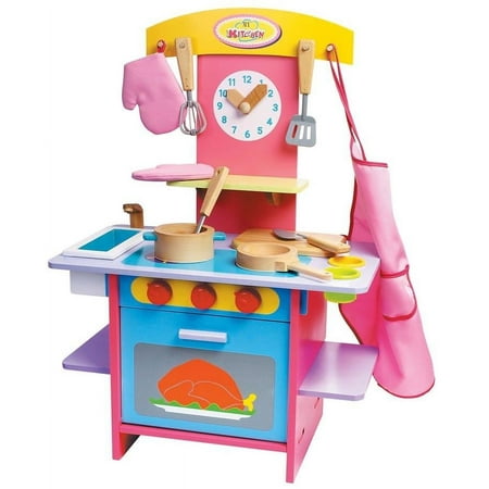 Deluxe Wooden Kitchen Playset
