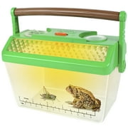 Nature Bound: Critter Barn Habitat - Light-Up Insect Viewer, Built-In Magnifier, Ventilated Lid, Bugs-Fish-Frogs-Worms, Catch & Release Play, Kids 5+
