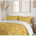 thumbnail image 6 of Ambesonne Food Duvet Cover Sets, Fruits and Vegetables Pattern, 2-Queen, Pale Orange Pale Yellow, 6 of 7
