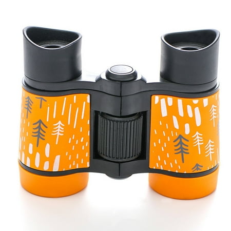 GJX Binoculars Anti-Fall Binoculars Stretchable Design Realistic Appearance Telescope for Adults High Powered Orange2