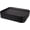 Black, variant on 12 Pack Plastic Fast Food Trays, 13.7 x 10.5 Inch Rectangular Cafeteria Trays Restaurant Serving Tray for Coffee Table, Kitchen, Party, Brown