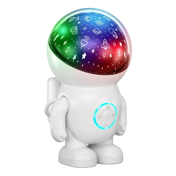 SPOORYYO Astronaut Star Projector Night Light - Dynamic Nebula & Star Effects with Remote Control for Bedrooms & More