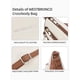 thumbnail image 4 of Bandolera WESTBRONCO de tamaño mediano con hombro beige/marrón, 4 of 7