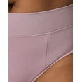 thumbnail image 5 of Playtex Tummy Smoothing High-Cut Brief Underwear Pack, 3-Pack (Plus Sizes) Vint Mauve/Black/Heirloom White Dot 4XL Women's, 5 of 5