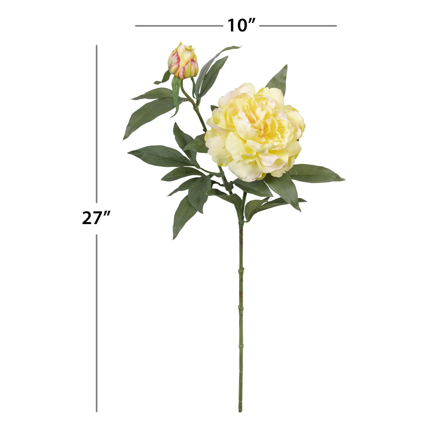 Mainstays Artificial Peony Long Stem, 27 inch Height / Weight approx. 61 gram