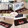 thumbnail image 6 of Valentine Kitchen Rug Set of 2 Kitchen Floor Mats Non-Slip Backing Valentines Day Gnomes Kitchen Mat Washable Seasonal Holiday Wedding Doormat Runner Rug 17"x47.2"+17"x30", 6 of 6