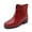 Red, variant on Ladies Rain Boots Rain Shoes Spring Summer Comfortable Low Heel Footwear All Occasions Womens Rubber Boots Blue 39
