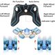 thumbnail image 4 of Coche teledirigido todo terreno, 4WD, coche acrobático con rotación de 360°, vehículo RC todoterreno con LED, rastreadores de coche controlados por radio de 2,4 GHz para niños de 3 a 12 años (azul) Amicool JM, 4 of 5