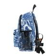 thumbnail image 4 of FORMRS School Backpack with Front Zippered Pocket 12" Student Travel Daypack, Blue Garden Pattern, 4 of 6