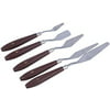 5 Pieces Stainless Steel Art Palette Knives Craving Traditional Scraper Drawing Painting Casting Shaping Tool for Sculpture Clay Craft AOSTEK(TM)