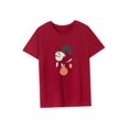 thumbnail image 4 of Camiseta para mujer con cuello redondo, camisetas de verano para mujer, para vacaciones, trabajo, deportes S, 4 of 7