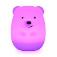thumbnail image 2 of Oso Luz Nocturna Para Niños Y Bebés Con Mando A Distancia oso de fresa 9 Colores De Iluminación, 2 of 5