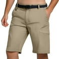 thumbnail image 1 of Mens Casual Shorts Summer Code Outdoor Sports Quick Drying Code Walking Quarter Mens Sport Shorts Khaki S, 1 of 4