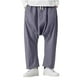 thumbnail image 2 of Pantalones largos para hombre, casuales, de moda, para vacaciones, con bolsillos y cintura elástica, lisos y empalmados., 2 of 5