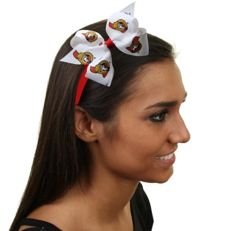 Ottawa Senators Womens Wrapped Headband with Bow - No Size