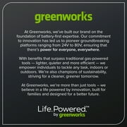 Greenworks 60V 21 Push Lawn Mower + (1) 5.0 Ah Battery & Charger 2546502