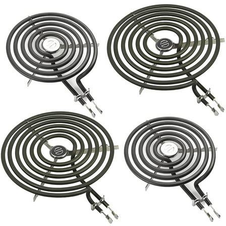 Beaquicy 5-Turn Electric Range Stove Coil Surface Burner Element Kit, 1350 Watts for GE Hotpoint