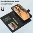 Detachable Wallet Case for iPhone 12/12 Pro, Card Slots Holder Premium