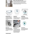 thumbnail image 7 of Kohler K-20198-7 12 in. Rough-In Size Betello Elongated Comfort Height 2-Piece WaterSense Toilet, Black, 7 of 7