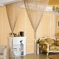 thumbnail image 1 of Door String Curtain Shiny Tassel Flash Silver Line String Curtain 100x200cm Wedding Coffee House Restaurant Decoration, 1 of 7