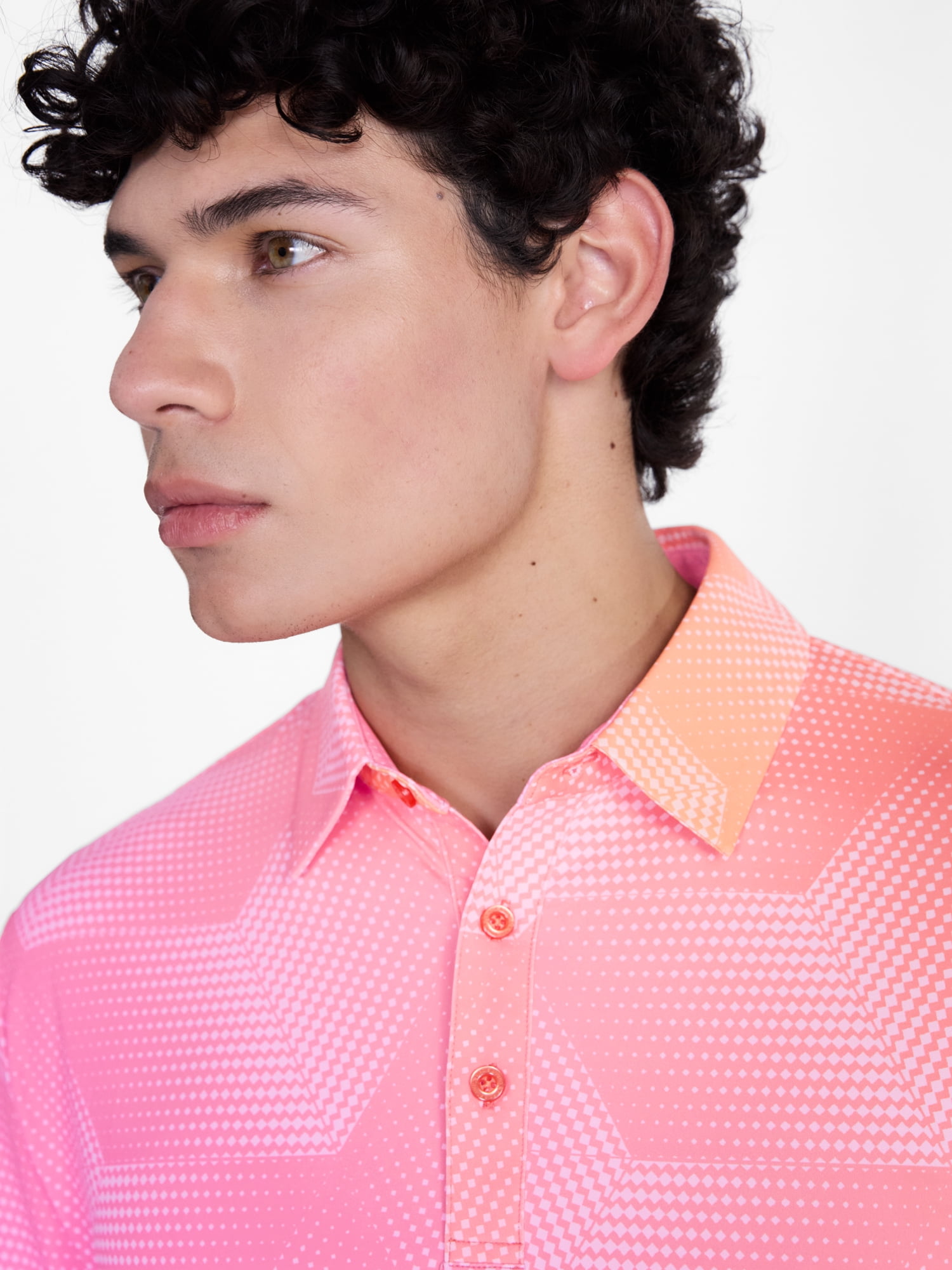 Birdie Bound Men's and Big Men's Ombre Golf Polo Shirt, Sizes XS-4XLT