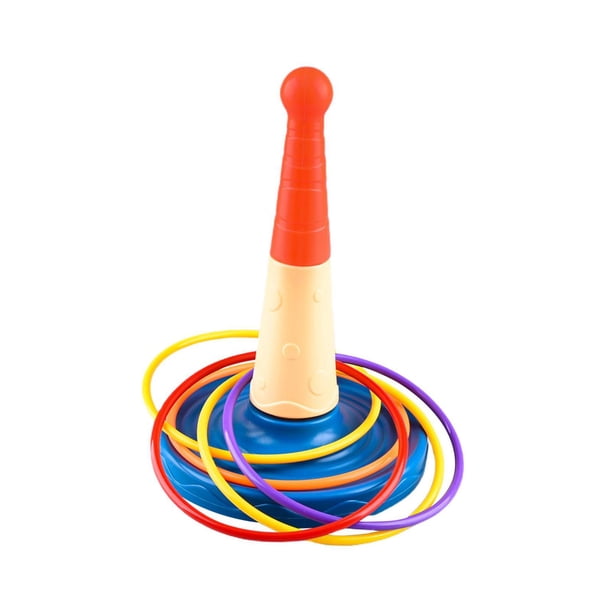 Juego de lanzamiento, juego de lanzamiento y juego activo, juguetes educativos de aprendizaje de percepción de colores, juego de lanzamiento de lazo