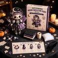 thumbnail image 4 of Patchwork Skeleton Witch DIY Sewing Kit Beginner-Friendly Doll Making Set with Gothic Cute Plush Halloween Craft Activity for Adults Teens Spooky Room Decor Gift, 4 of 5