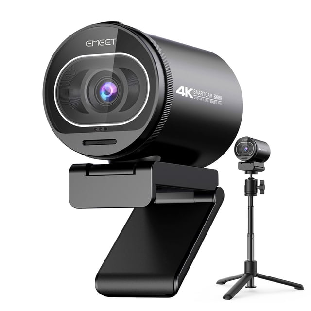 Webcam EMEET S600 Kit Transmisión 4K con Enfoque Automático y Tripie