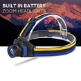 thumbnail image 4 of ZheElen Outdoor Torch Forehead Powerful Zoomable Lantern Alloy Handsfree Rechargeable Adjustable Headlight Camping Running, 4 of 6