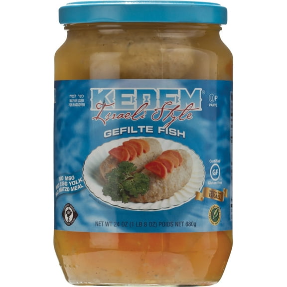 Kedem Israeli Style Gefilte Fish 24 oz (pack of 4)