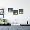 thumbnail image 5 of Kitchen Wall Art Decor Vintage Kitchenware Painting Picture Dining Room Restaurant Bar Decoration (Blue), 5 of 5