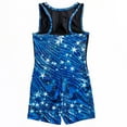 thumbnail image 2 of Rainbeau Moves Girls Dance & Gymnastics Stardust Print Biketard, XS-XL, 2 of 5