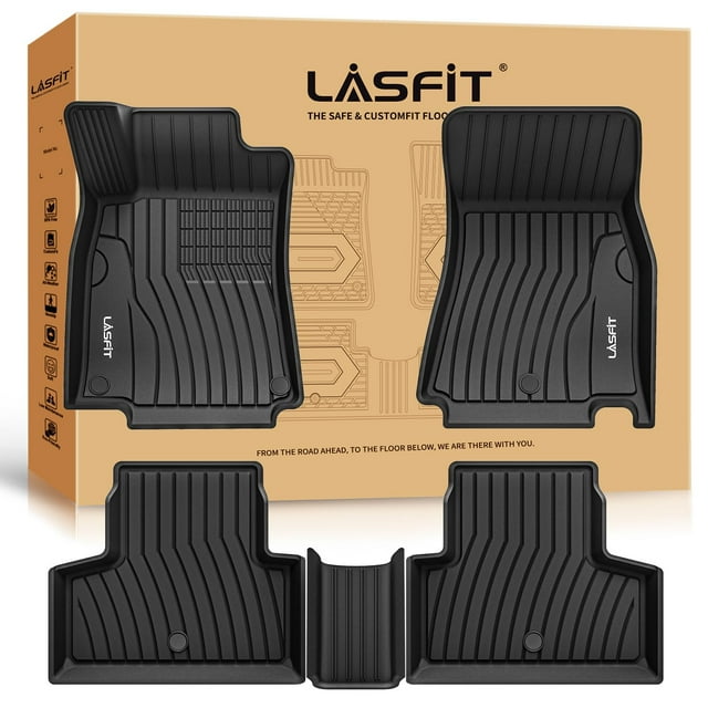 Alfombrillas LASFIT para Mercedes Benz GLB 2020-2025 TPE negras