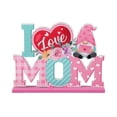 thumbnail image 4 of HUASHENG Mother's Day Wooden Center Decoration Warm Dining Table Ornament For Mother's Day Parties, 4 of 5
